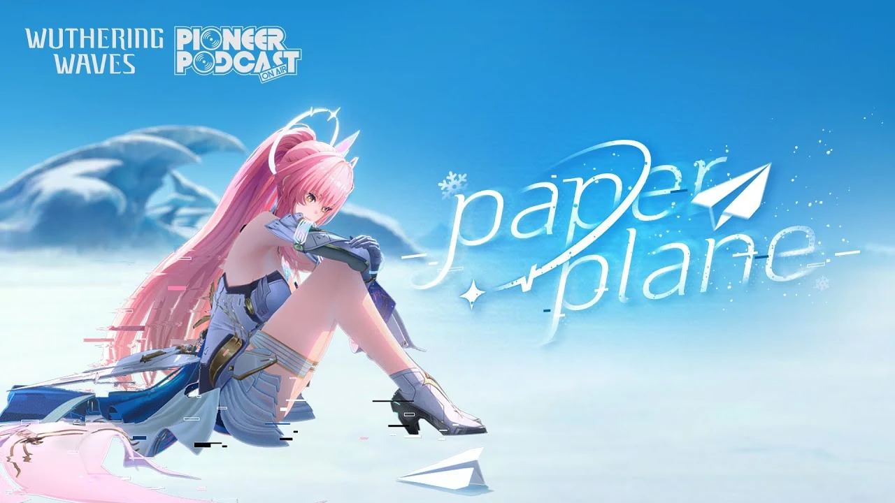 爱弥斯官方音乐 Paper Plane 的蓝天雪原封面